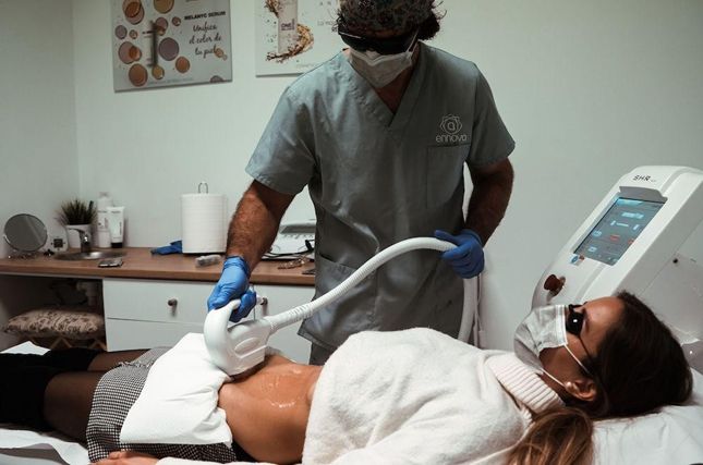Tratamiento depilación láser SHR Innova Pro